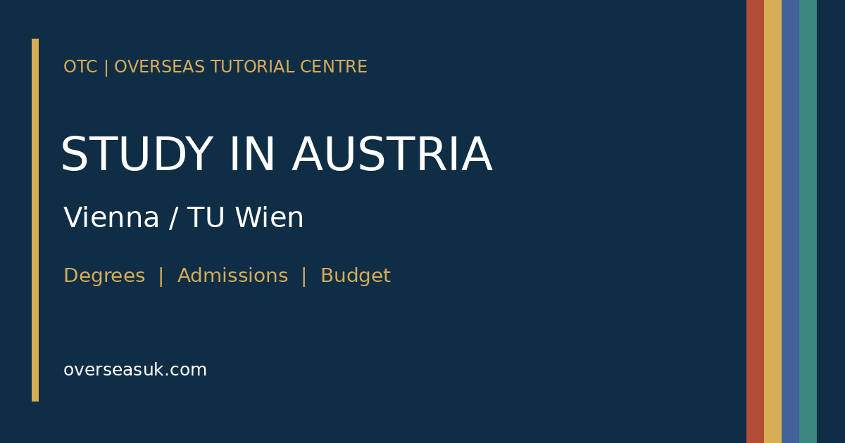 奧地利留學:維也納與 TU Wien 申請規劃